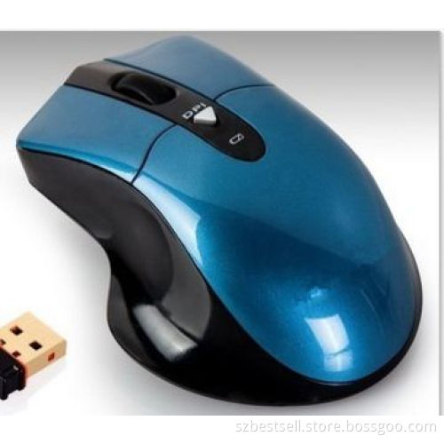 Large wireless optical mouse, RoHS Directive-compliant